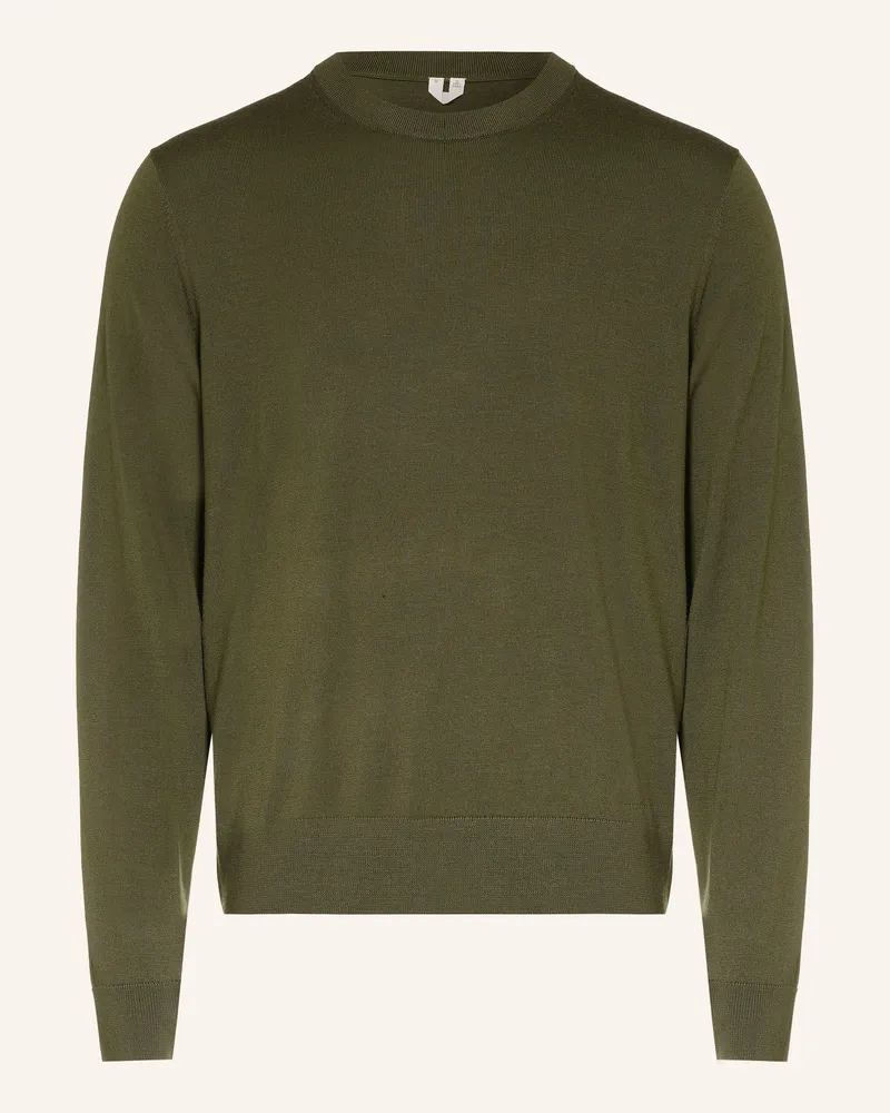 Arket Pullover Aus Merinowolle gruen Khaki