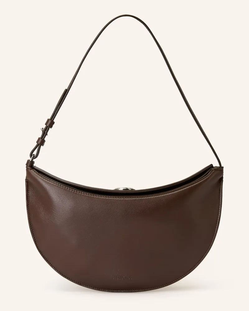 Jacquemus Clutch LE PETIT CALISSO ROND Dunkelbraun
