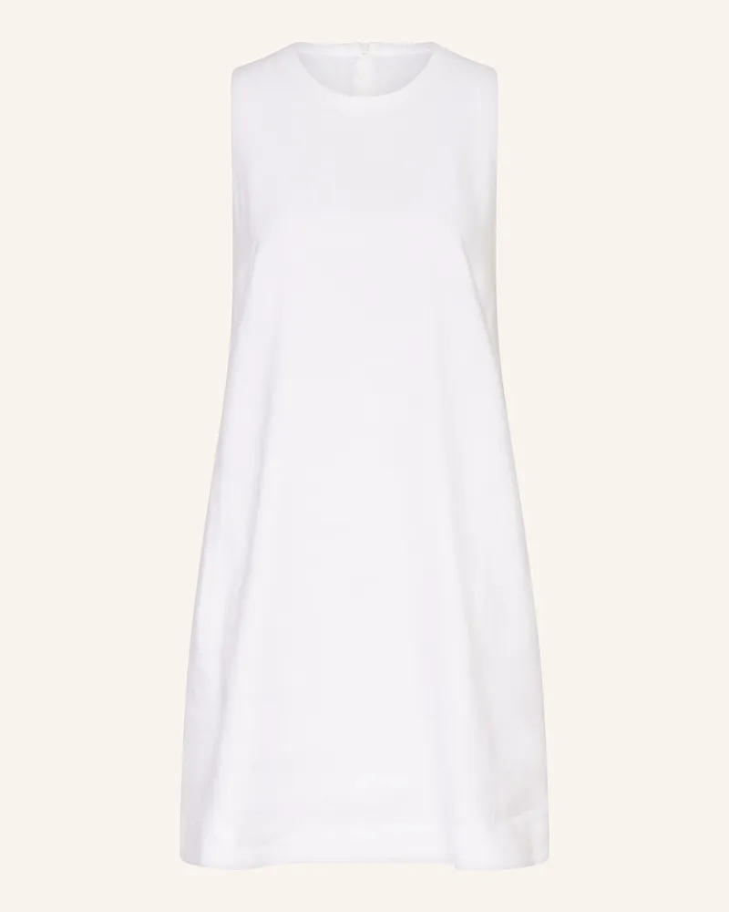 windsor. Kleid Mit Leinen weiss Weiss
