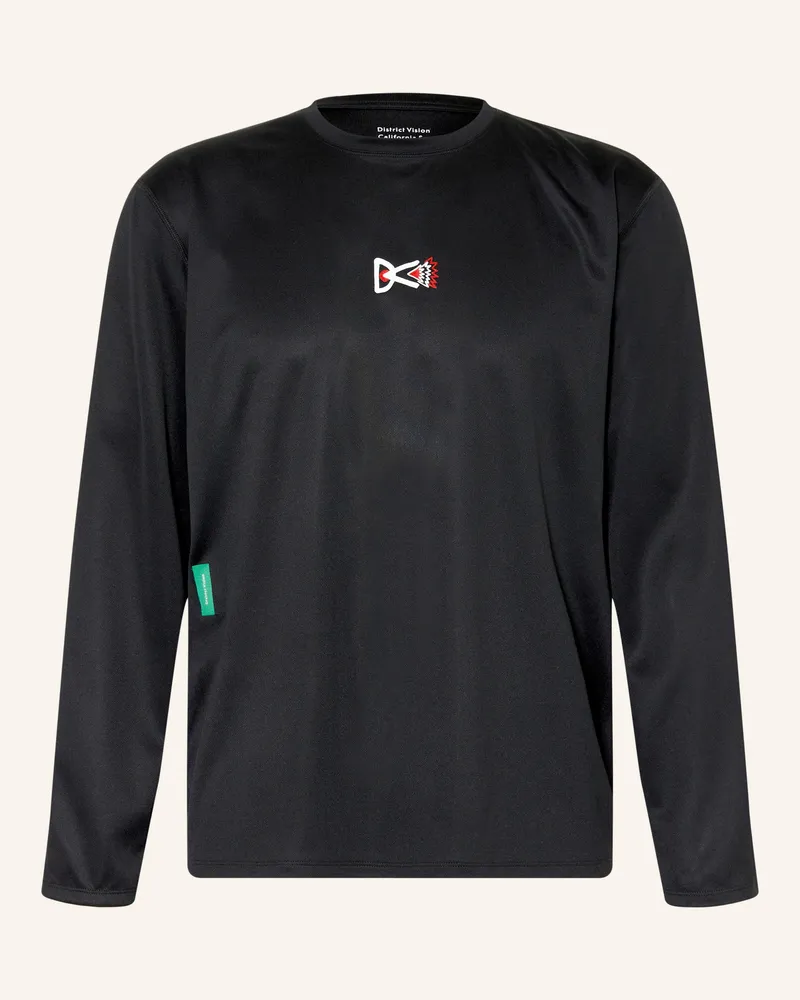 District Vision Laufshirt schwarz Schwarz