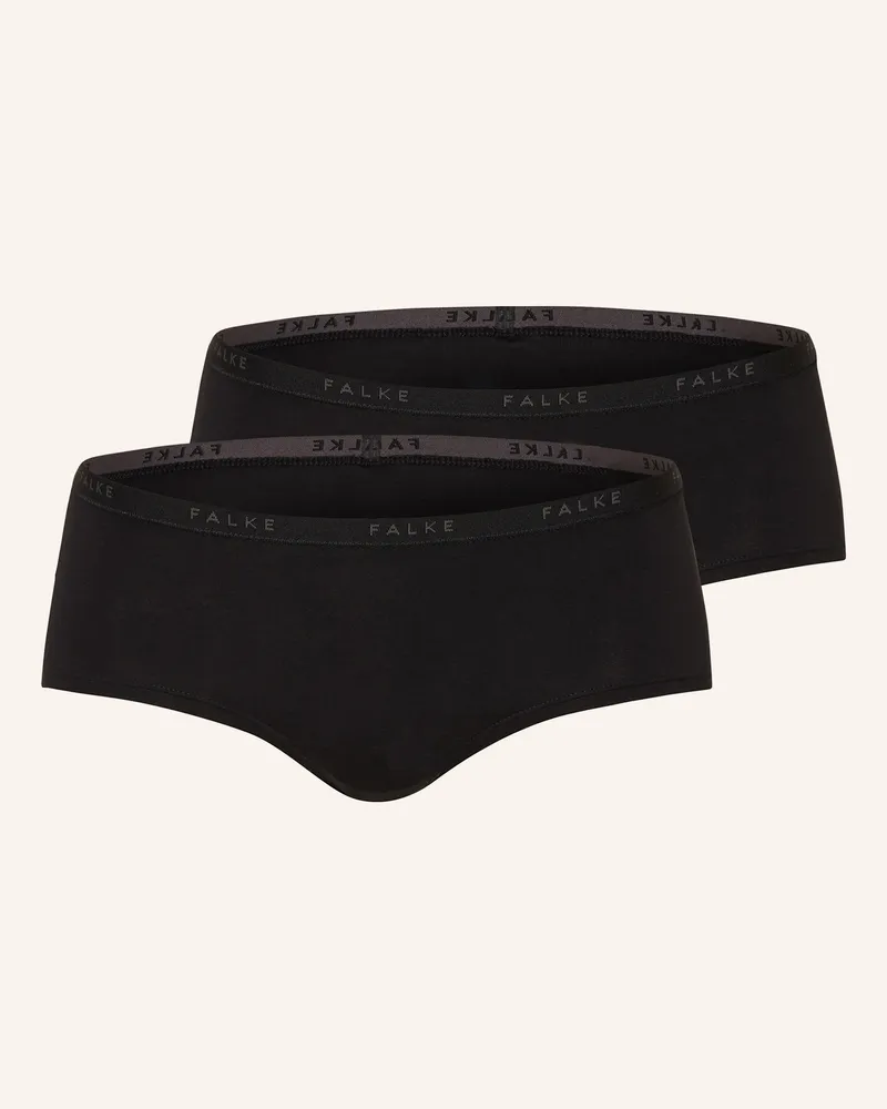 Falke 2er-Pack Panties Daily Comfort schwarz Schwarz