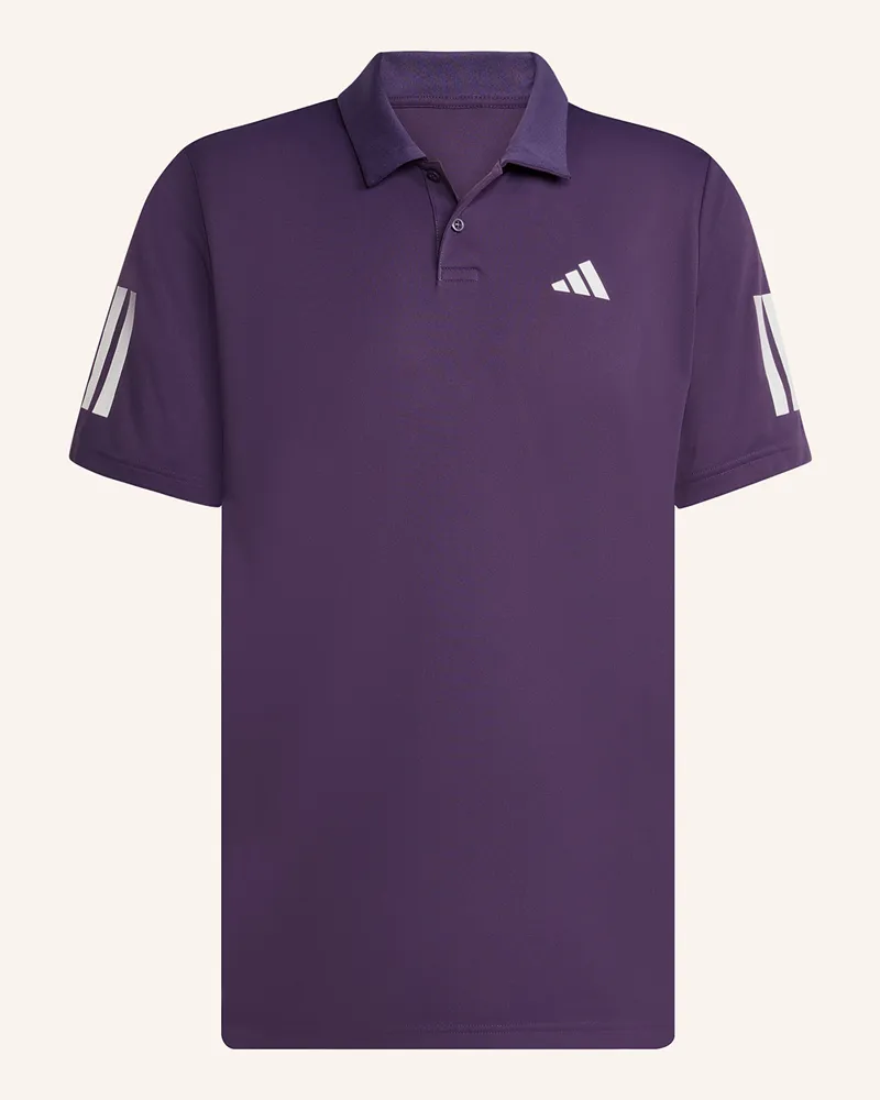 adidas Funktions-Poloshirt CLUB TENNIS 3-STRIPES Dunkellila