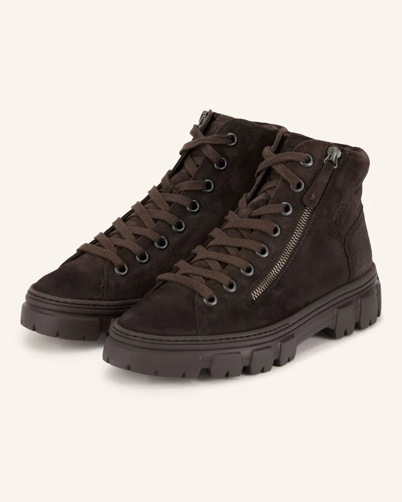 paul green Hightop-Sneaker braun Dunkelbraun