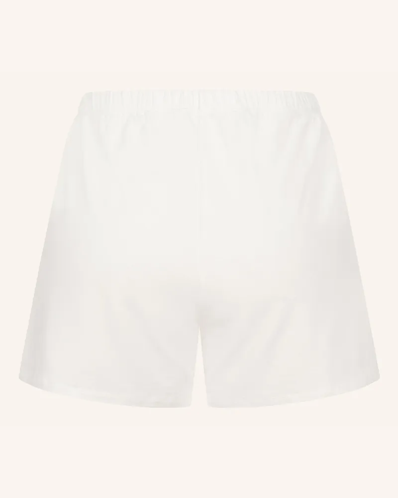 Ehrlich Textil Light Touch Kurze Schlafhose Aus Lyocell - Seidig Weich weiss Beige