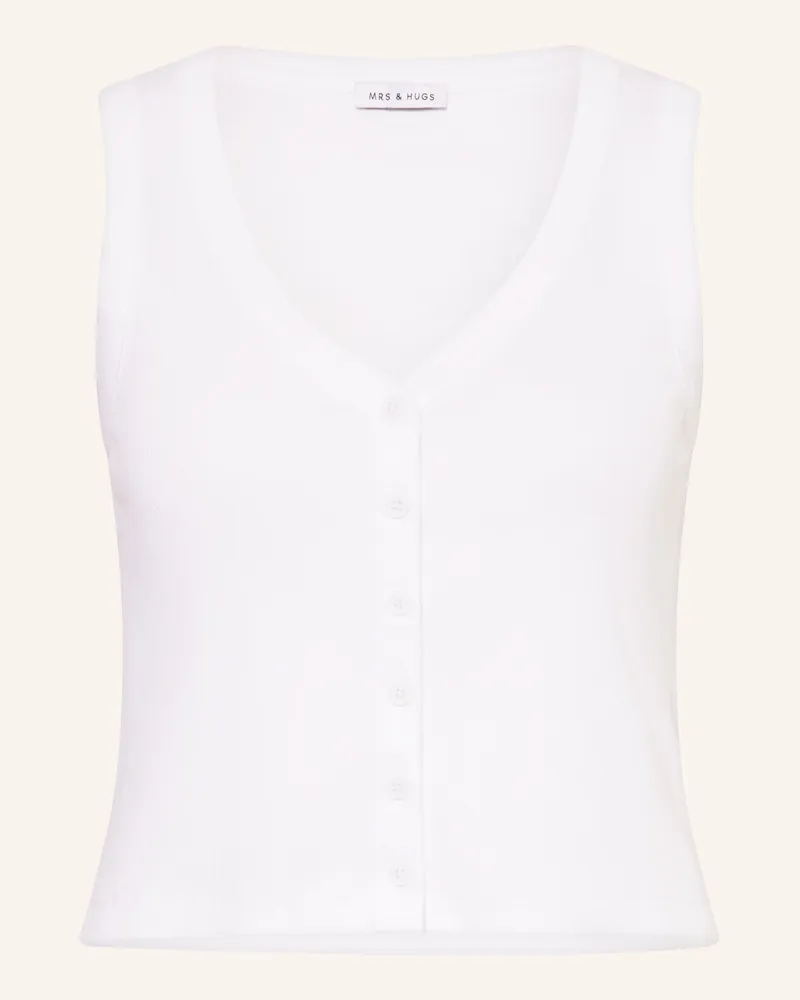 Mrs & HUGS Jerseytop Weiss