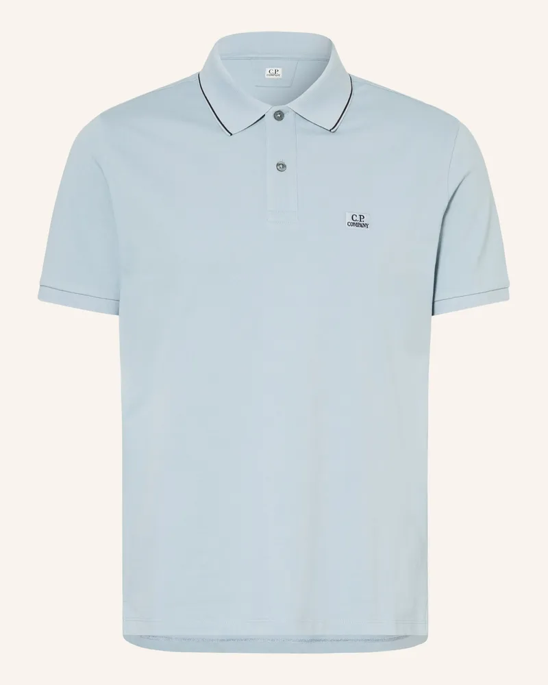 C.P. Company Jersey-Poloshirt blau Hellblau