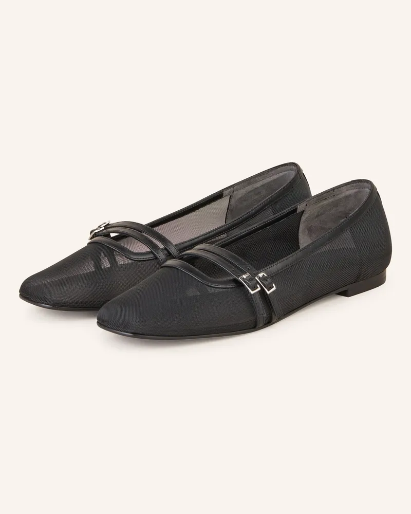 Gia Borghini Mary-Jane-Ballerinas FELICE Schwarz