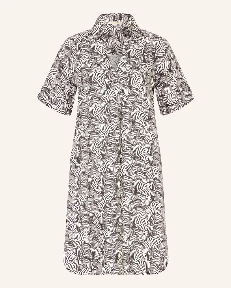 lilienfels Leinenkleid THOMAS Schwarz