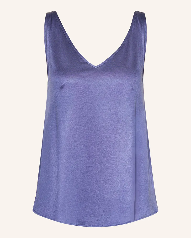 Mey Schlafshirt Serie SO ELEGANT aus Satin Dunkelblau