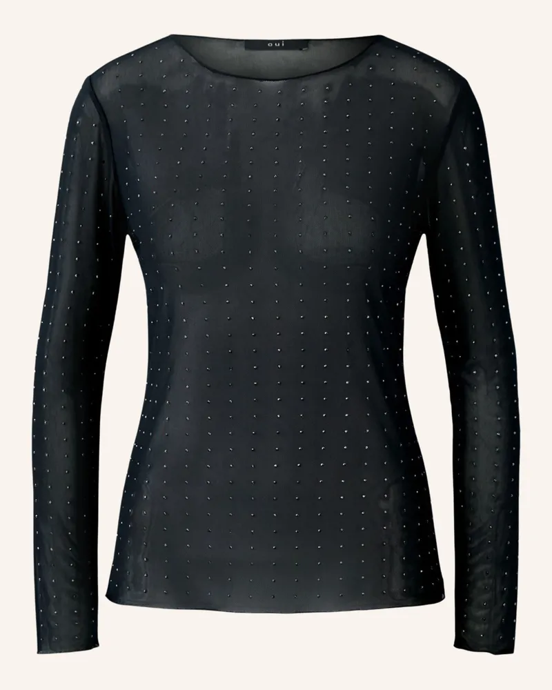 Oui  Longsleeve Schwarz