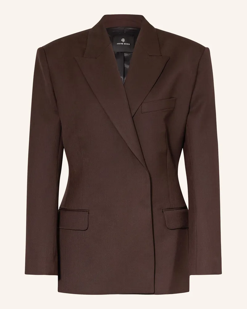 Anine Bing Blazer ARETHA Dunkelbraun