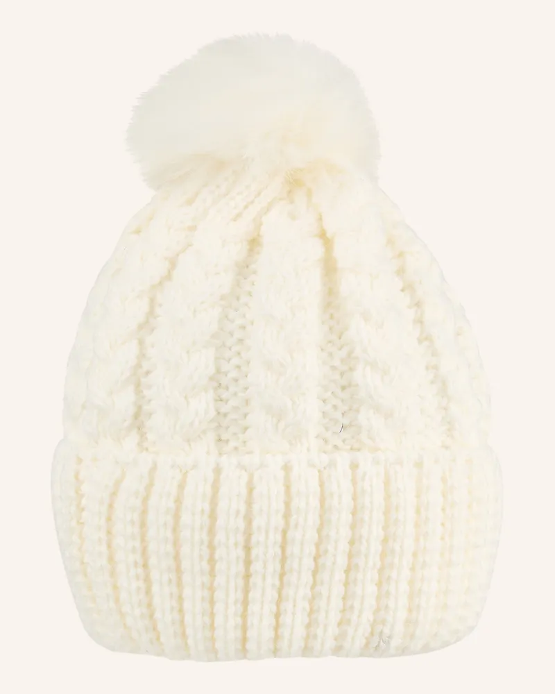 Sterntaler Strickmütze Zopfmuster Beige