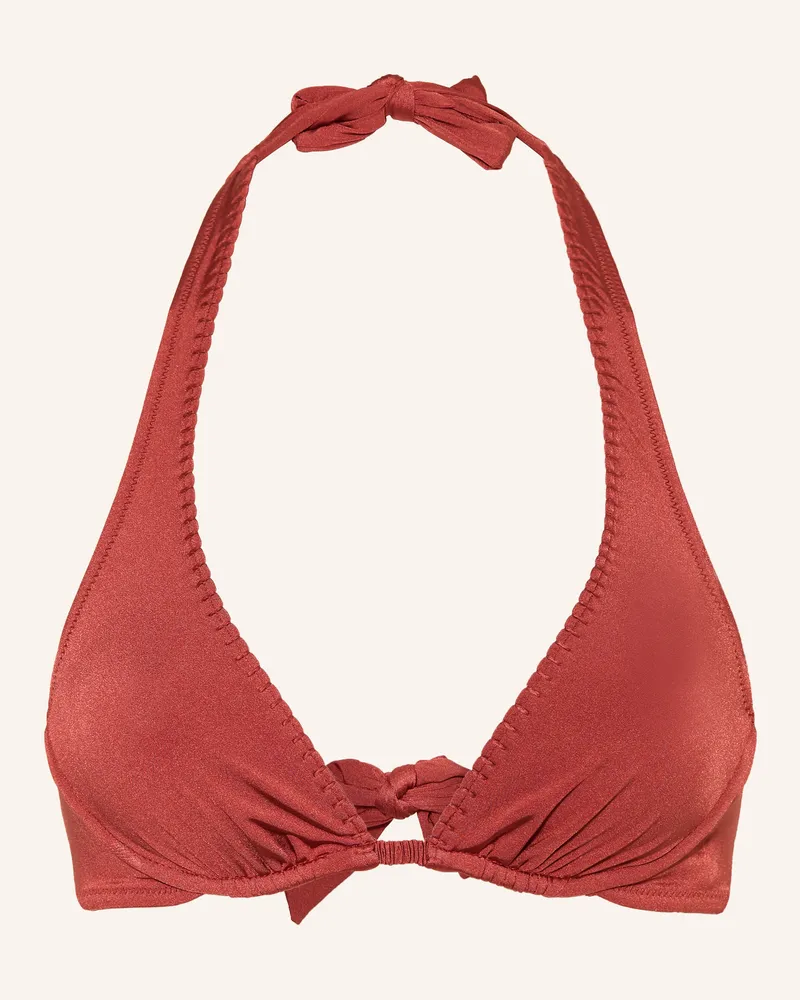 watercult Bügel-Bikini-Top Crafted Essentials rot Rot