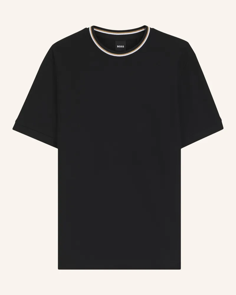 HUGO BOSS T-Shirt C-Taut 40 Regular Fit schwarz Schwarz