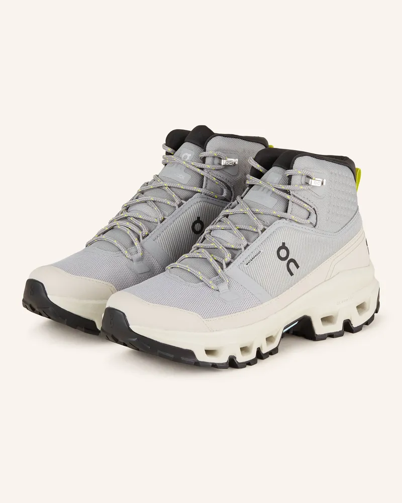 ON Wanderschuhe Cloudrock Mid Wp grau Grau