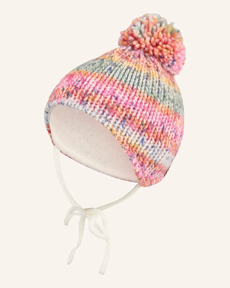 Sterntaler Bommelmütze Farbmix Pink
