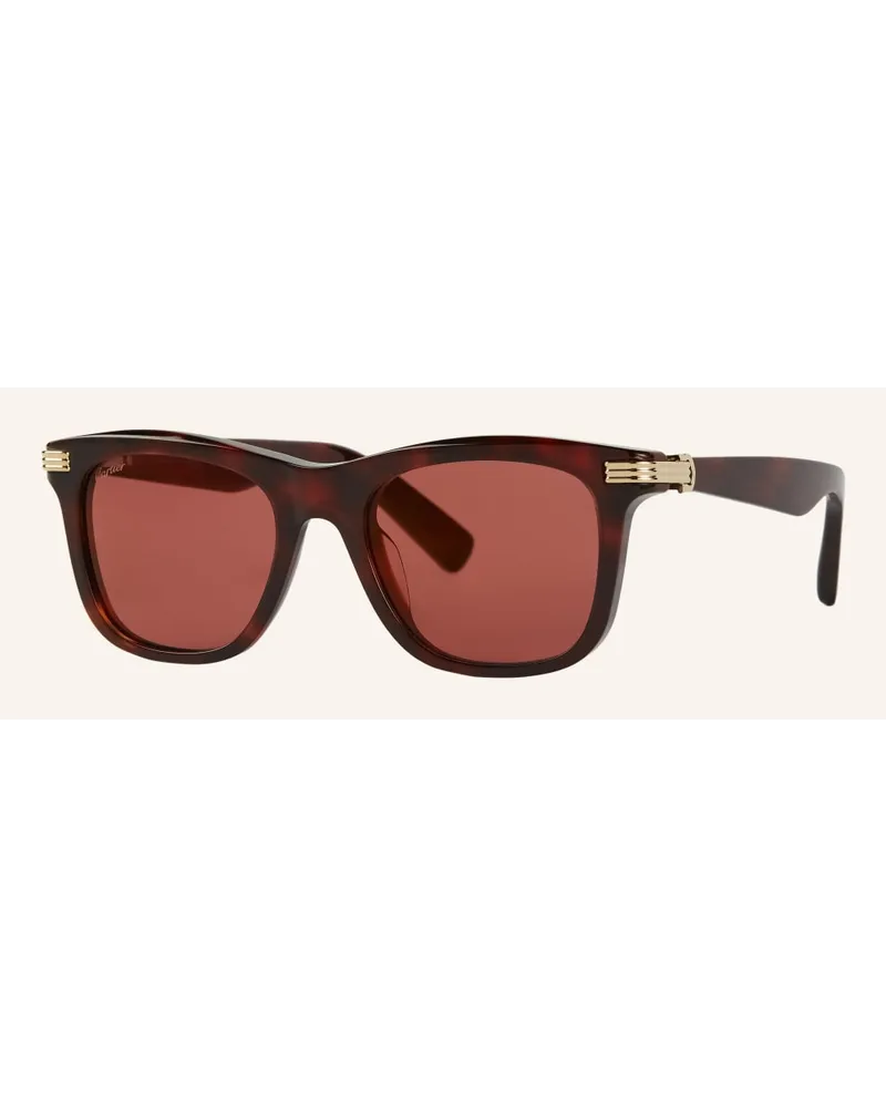 Cartier Sonnenbrille CT0396S Schwarz