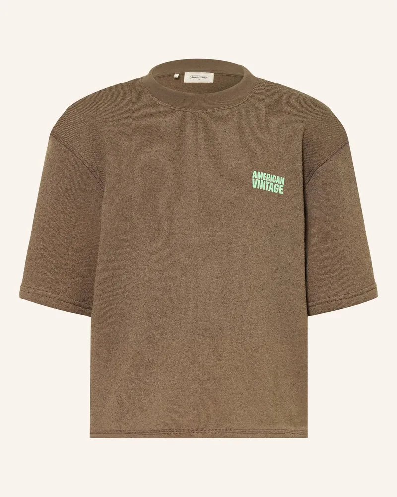 American Vintage Sweatshirt EVONA Braun