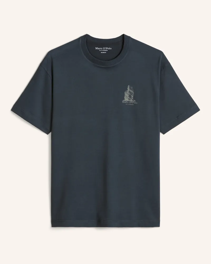 Marc O'Polo T-Shirt blau Blau