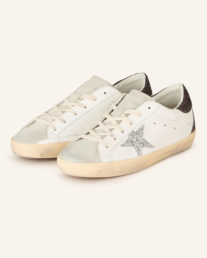 Golden Goose Sneaker Super-Star weiss Ecru