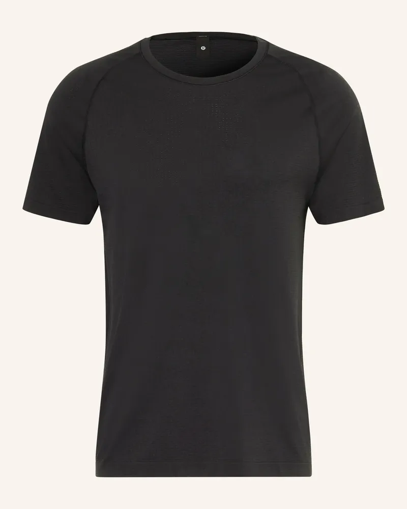 LULULEMON T-Shirt Mental Vent Tech grau Schwarz