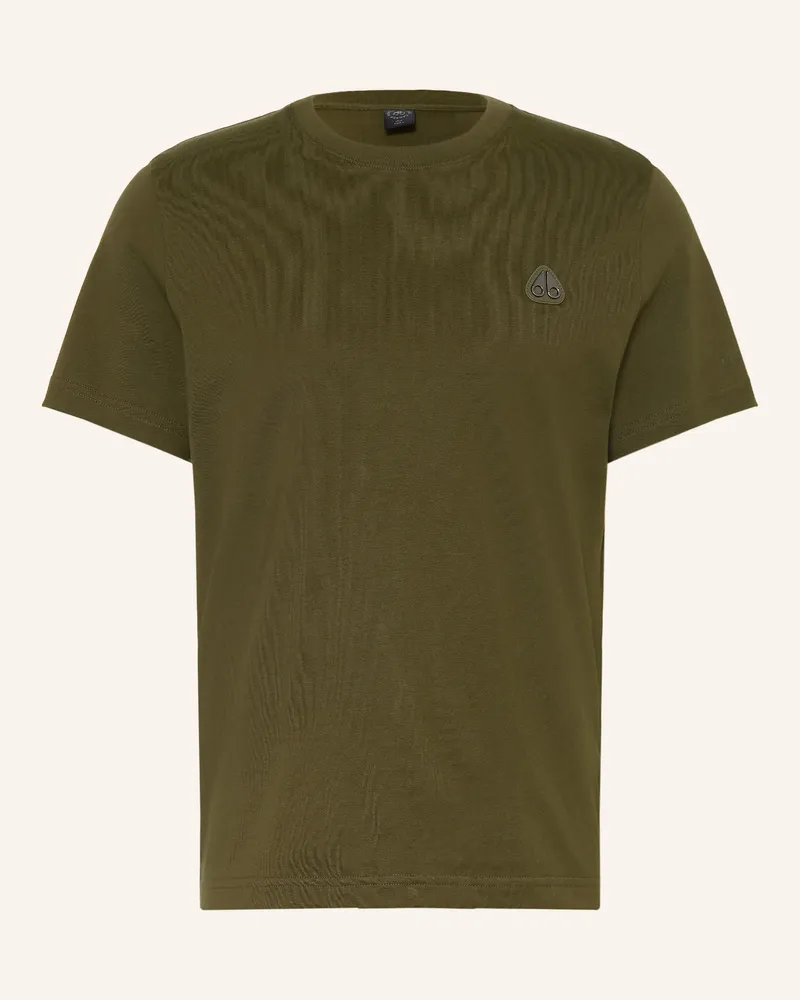 Moose Knuckles T-Shirt Crescent gruen Khaki