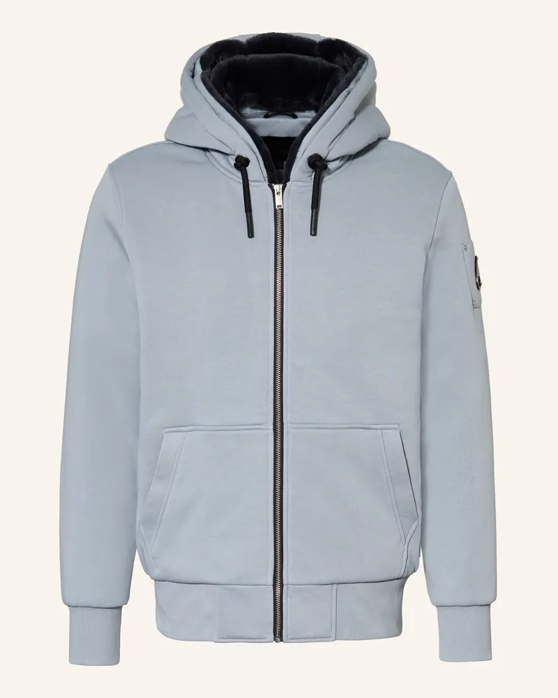 Moose Knuckles Sweatjacke Bunny blau Blaugrau