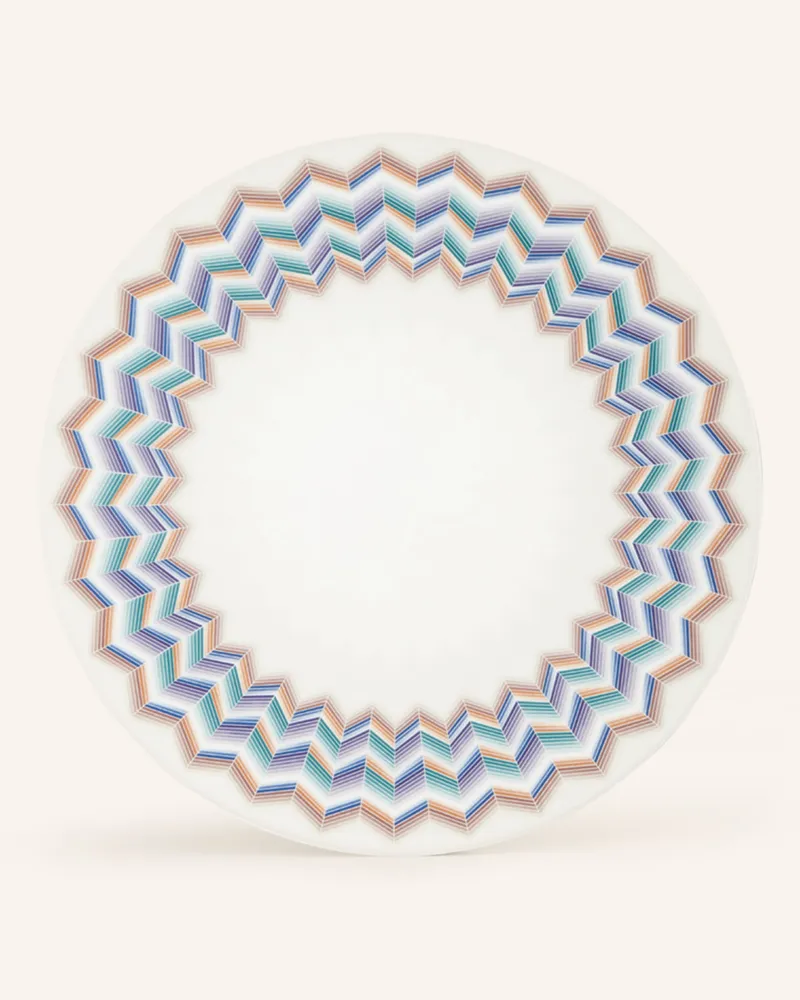 Missoni Home Menüteller Jarris blau Creme