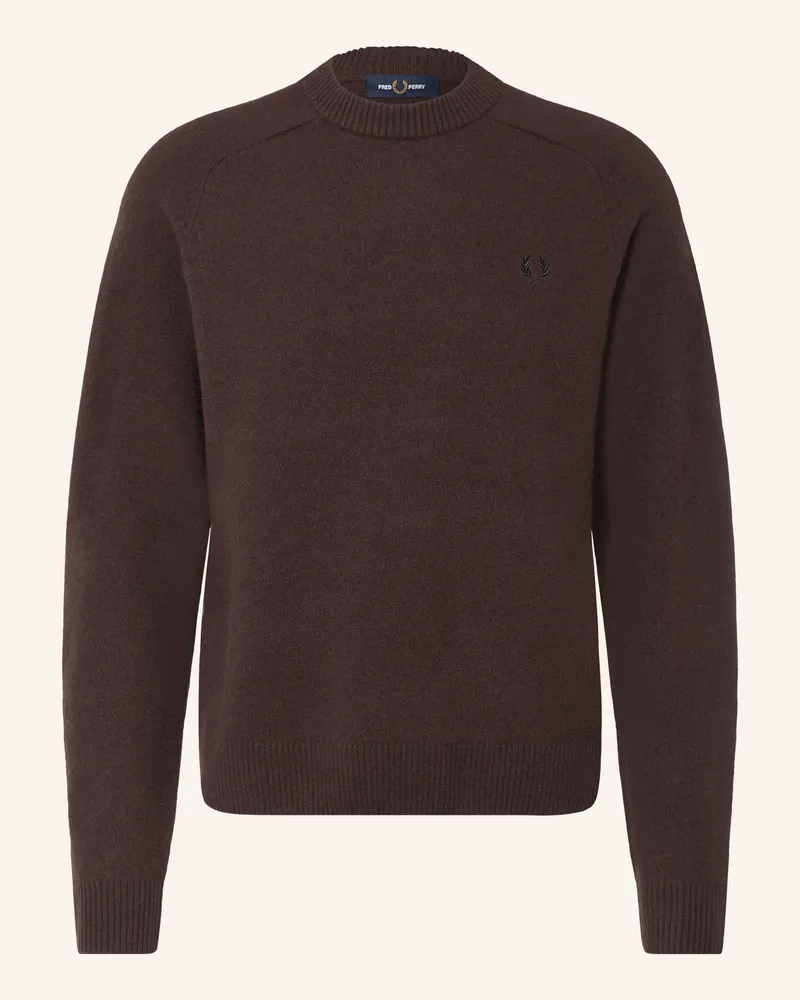 Fred Perry Pullover braun Dunkelbraun