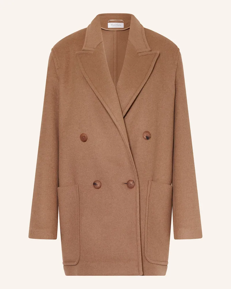 Max Mara Wollmantel DELETTA Braun