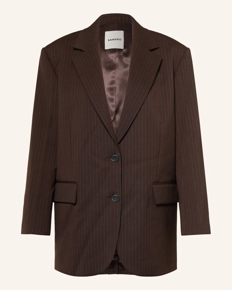 Sandro Blazer braun Dunkelbraun