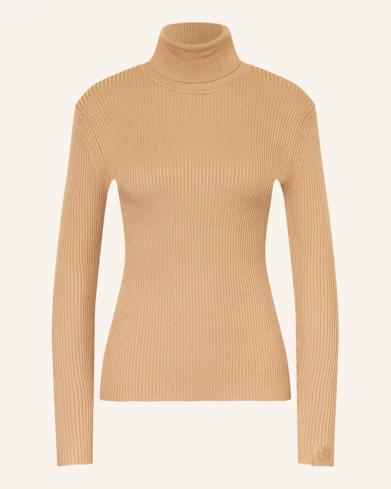 MARC AUREL Rollkragenpullover Camel