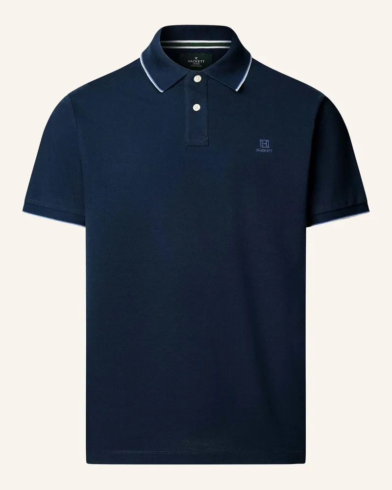Hackett Poloshirt Heritage H Tipped Polo blau Blau