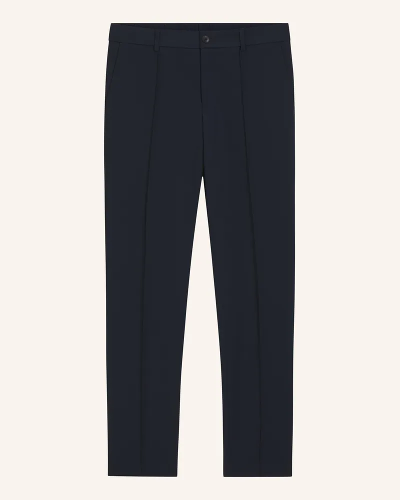 HUGO BOSS Business Hose P-Genius-Cw-Wg-263f Slim Fit blau Dunkelblau