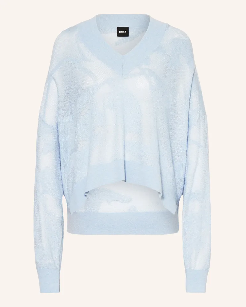 HUGO BOSS Pullover FENARTE Hellblau