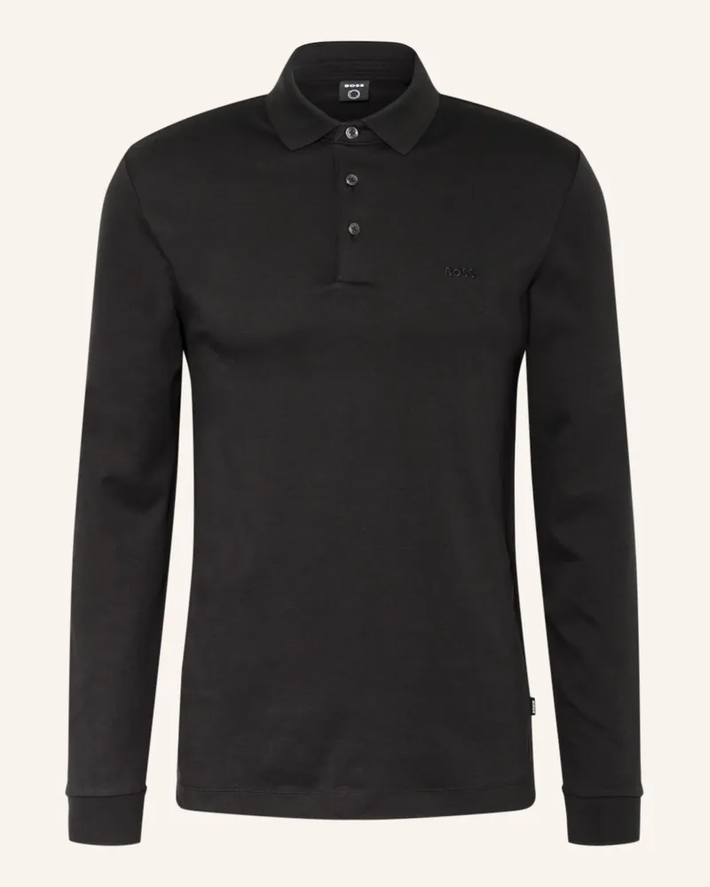 HUGO BOSS Jersey-Poloshirt PADO Schwarz
