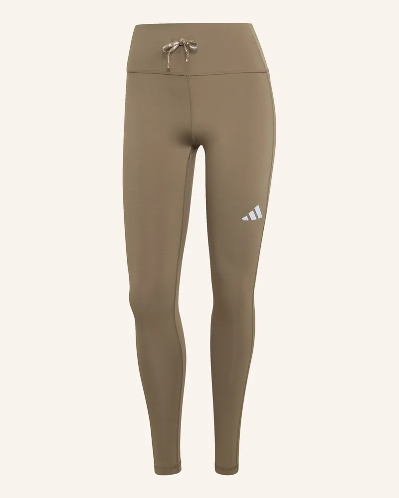 adidas Lauf-Tights Run Essentials beige Khaki