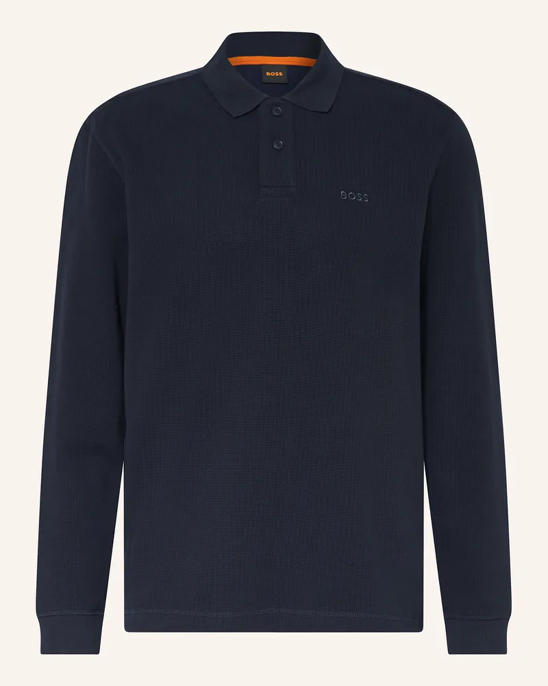 HUGO BOSS Piqué-Poloshirt PETE Regular Fit Dunkelblau