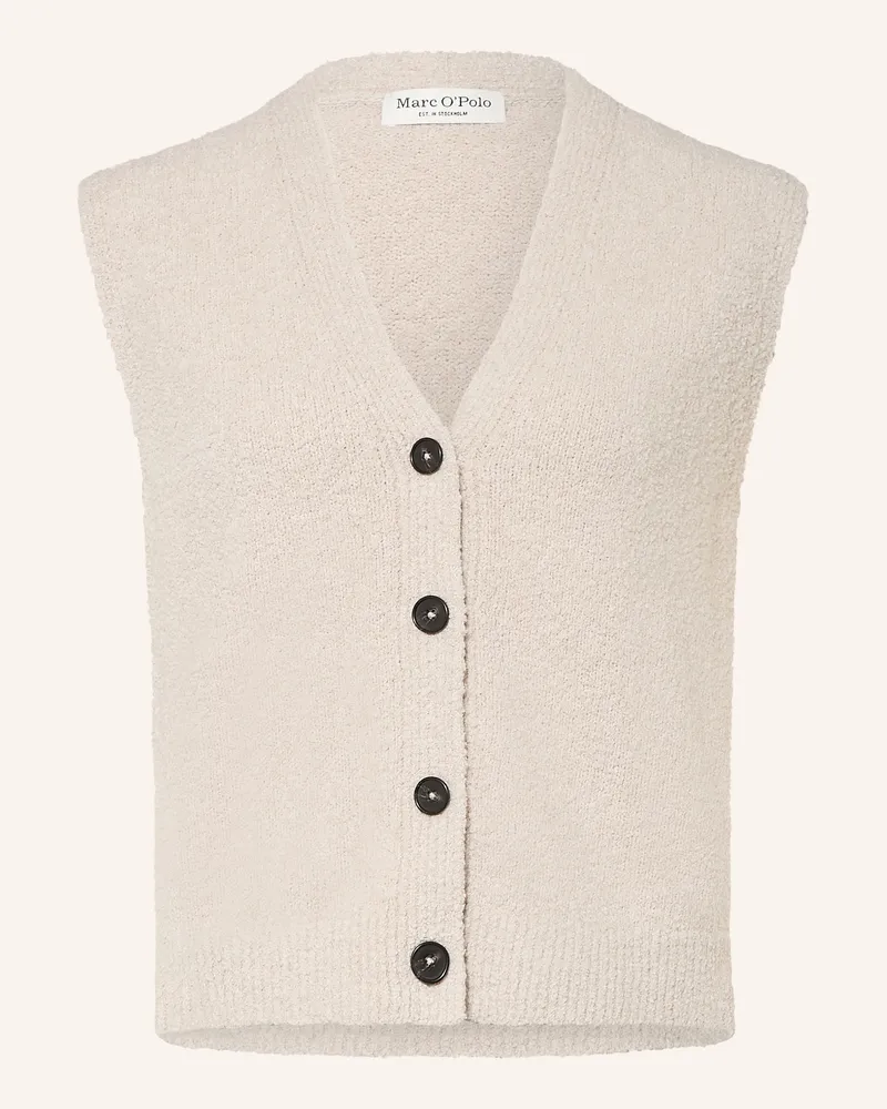 Marc O'Polo Strickweste beige Beige