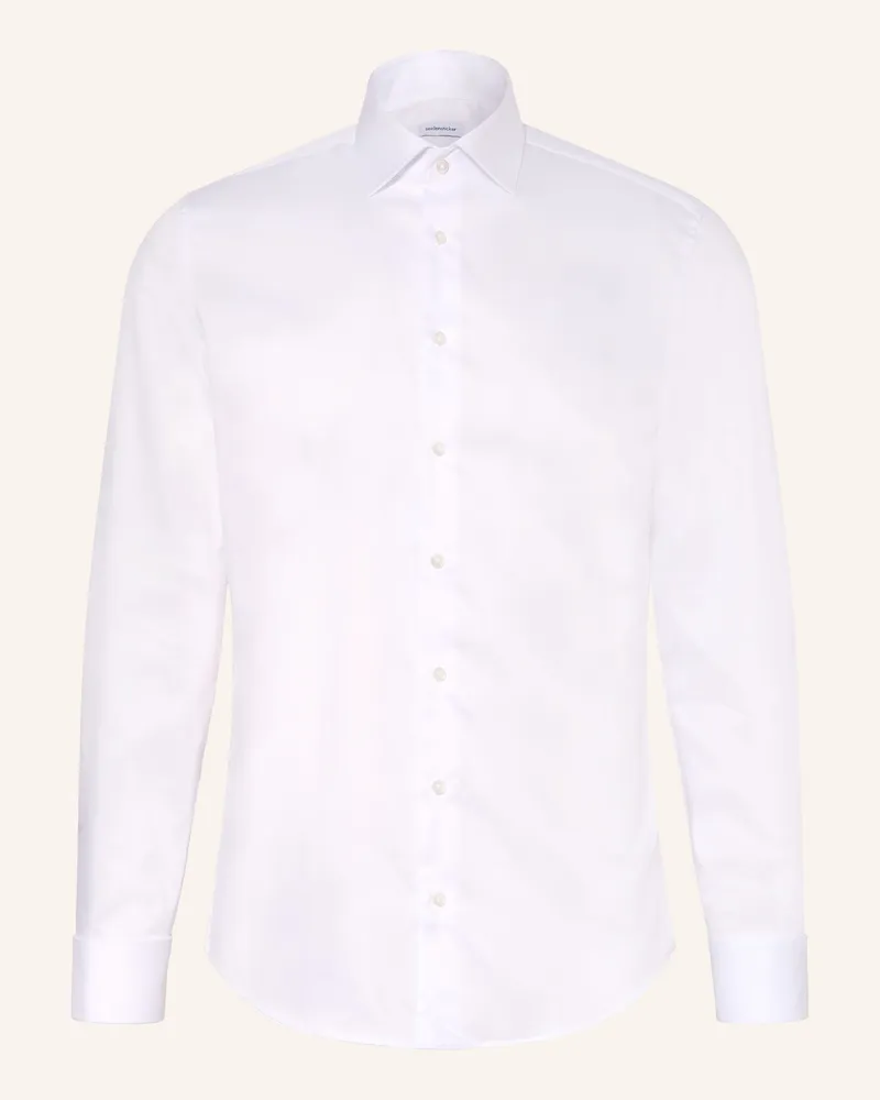 Seidensticker Hemd Slim Fit Weiss