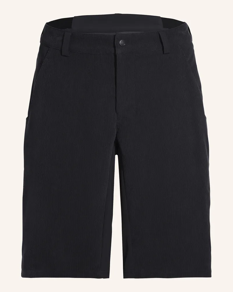 Vaude Radhose ohne gepolsterten Einsatz M LOAMER BASE CORD SHORTS Schwarz