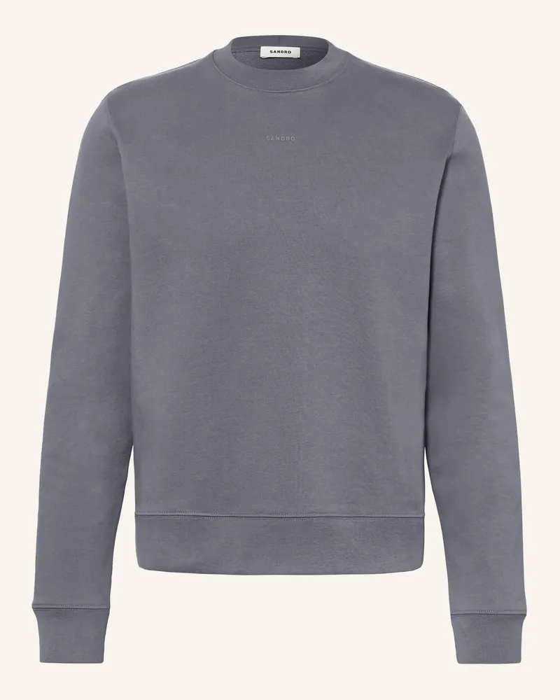 Sandro Sweatshirt grau Blaugrau
