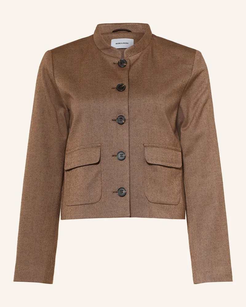 More & More Kastenjacke braun Braun