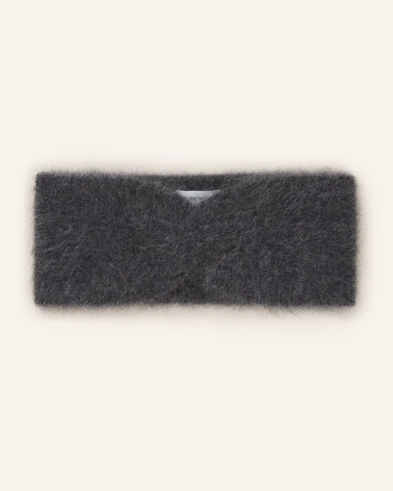 Darling Harbour Stirnband aus Cashmere Dunkelgrau