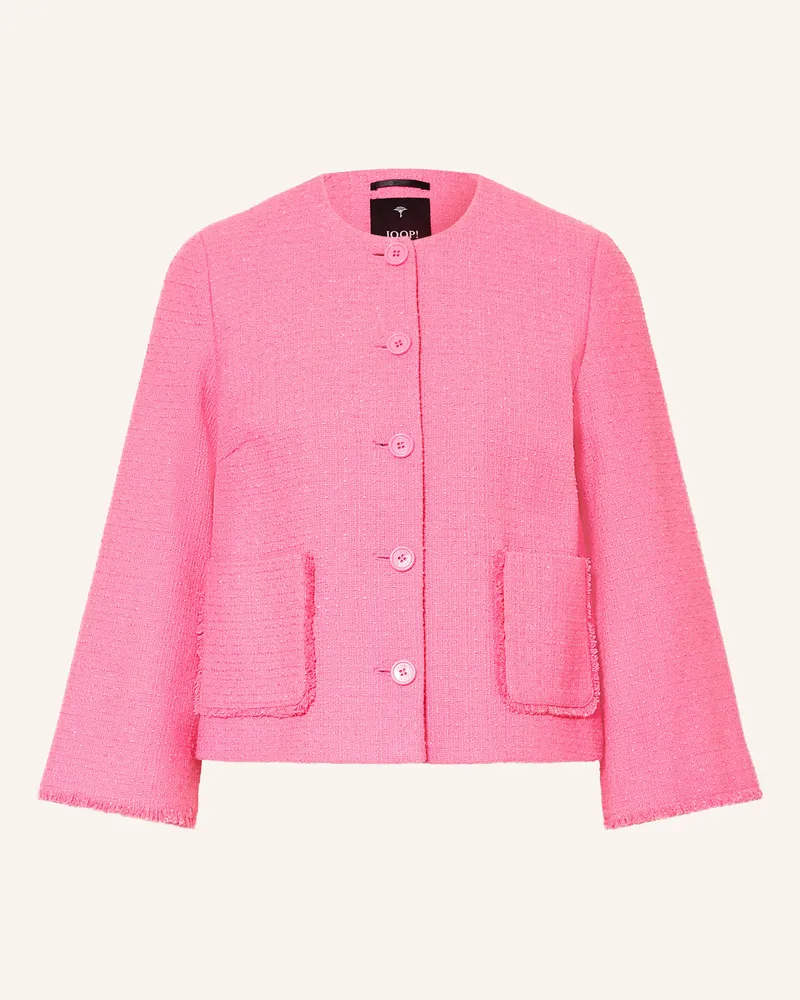 JOOP! Bouclé-Jacke JOVANNA Pink
