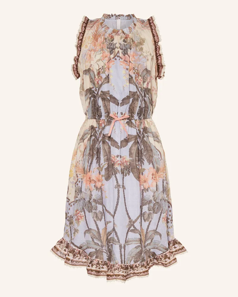 Zimmermann Kleid WYLIE mit Rüschen Hellblau