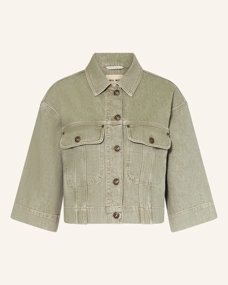 Mos Mosh Jeansjacke MMPENN mit 3/4-Arm Grün