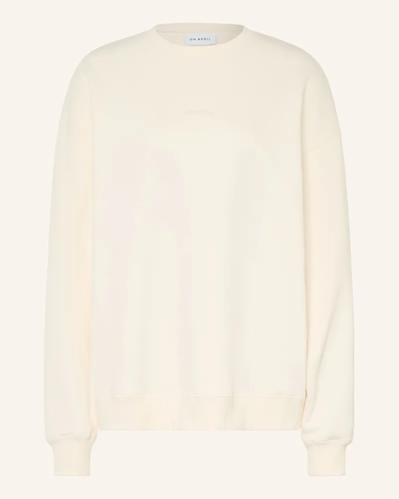 OH APRIL Sweatshirt Ov beige Ecru