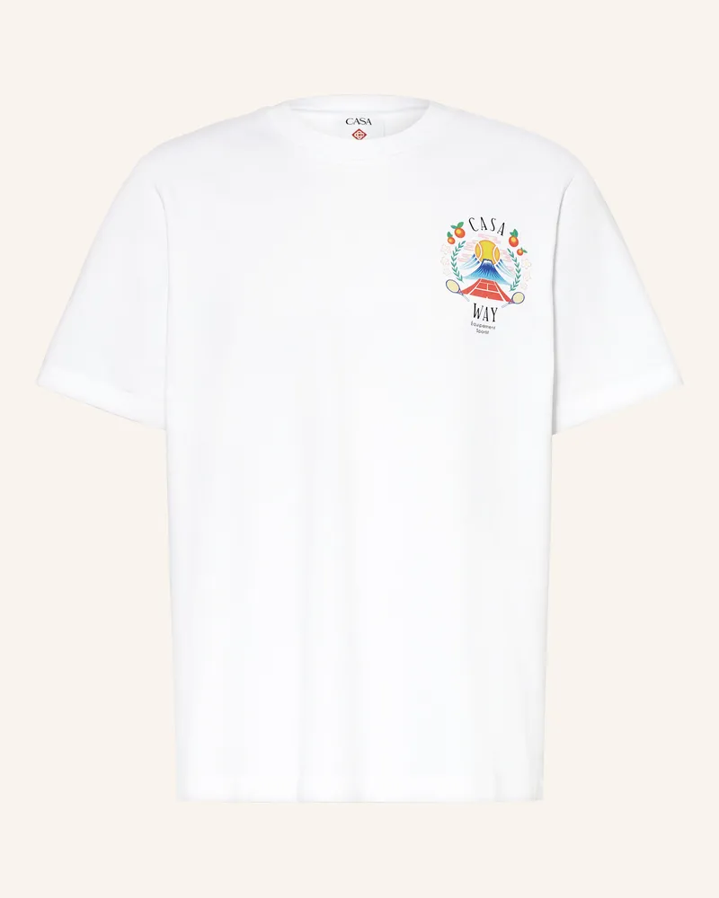 Casablanca Paris T-Shirt weiss Weiss
