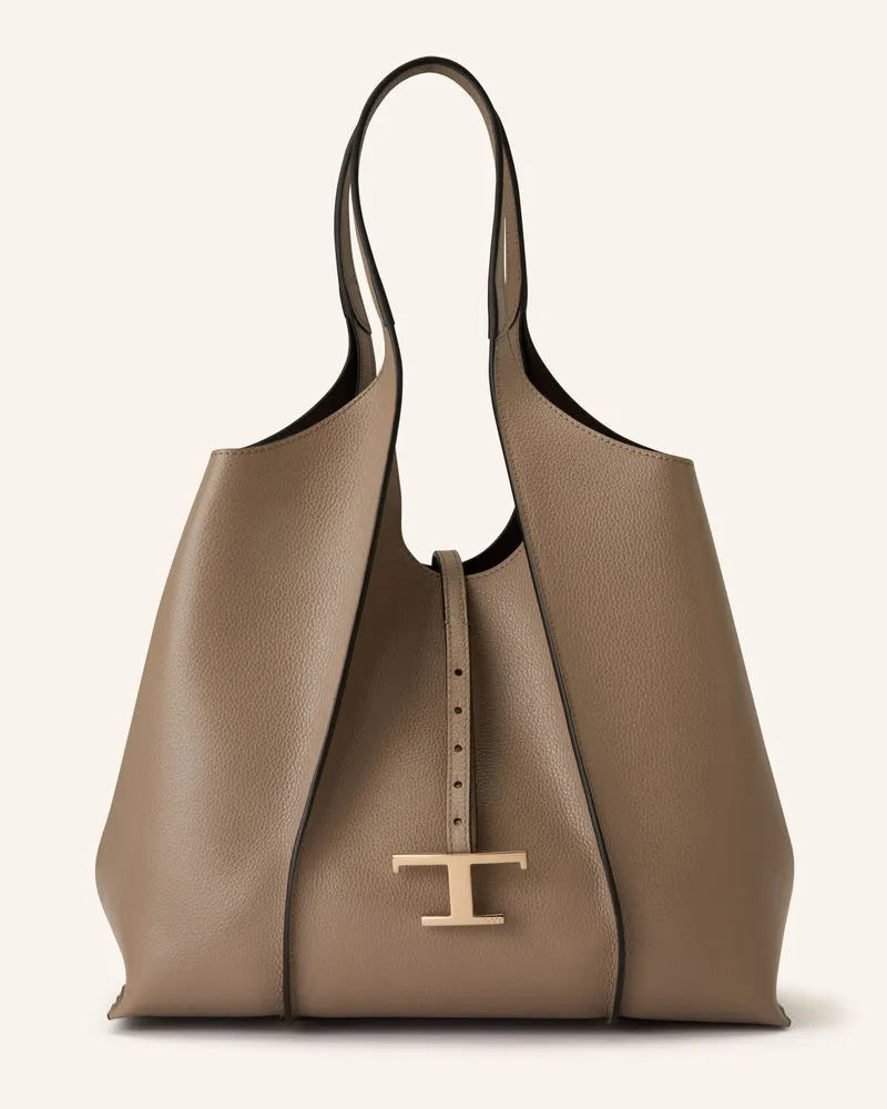 TOD'S Shopper braun Beige